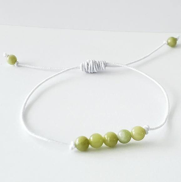 🌱Jade Natural Beads Bracelet with Purpose& Secret - Picture 3 of 3